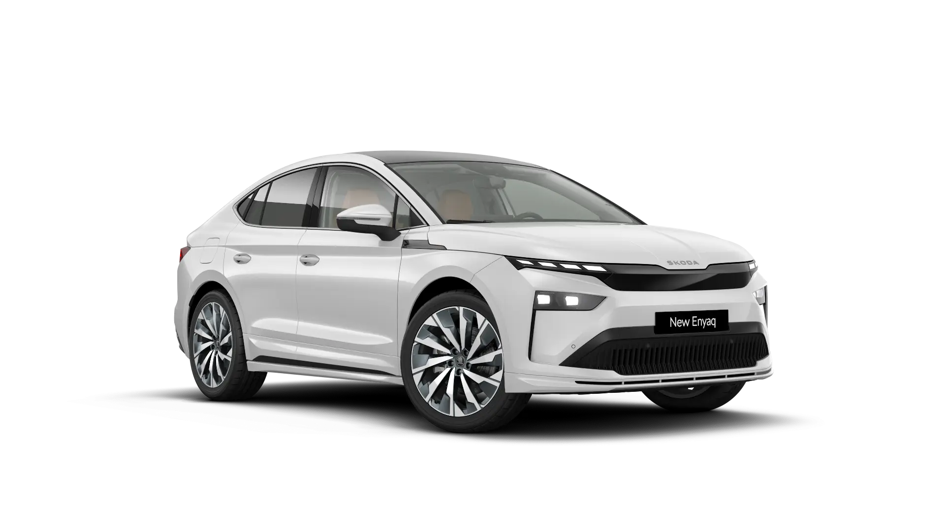 Nový Enyaq Coupé – Zepředu
