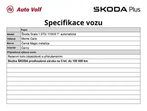 Škoda Scala Monte Carlo