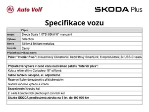 Škoda Scala Selection