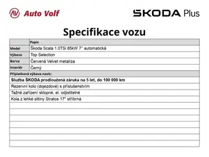 Škoda Scala Top Selection