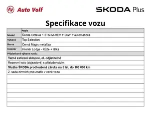 Škoda Octavia Top Selection